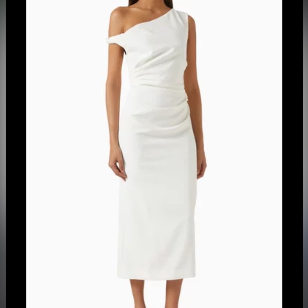 MISHA Gaia Twill Midi Dress